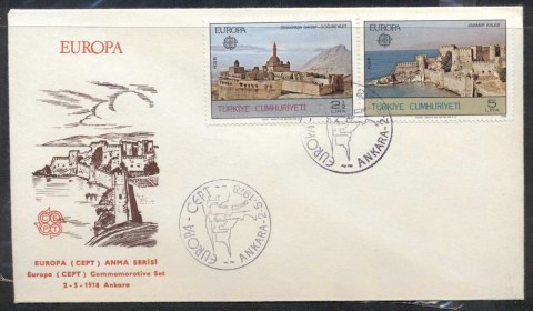 Turkey-1978-Europa-Architecture-FDC