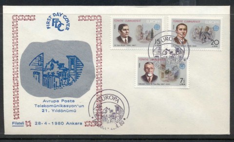 Turkey-1980-Europa-Celebrities-FDC