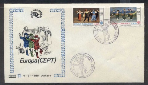 Turkey-1981-Europa-Folklore-FDC