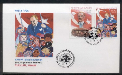 Turkey-1998-Europa-Holidays-Festivals-FDC