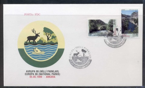 Turkey-1999-Europa-Nature-Parks-FDC