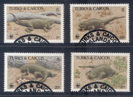 Turks-Caicos-Is-1986 WWF Rock Iguana