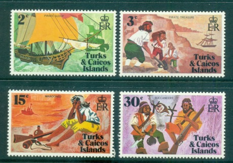 Turks-Caicos-Is-1971-Pirates-MUH-Lot55120