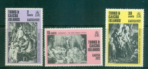 Turks-Caicos-Is-1972-Easter-MLH-Lot55122