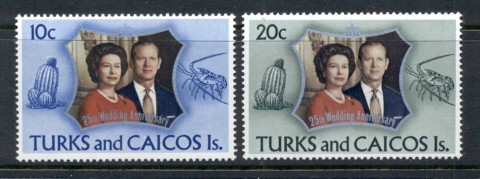 Turks-Caicos-Is-1972-QEII-Silver-Wedding-Anniversary-Anniversary-MUH