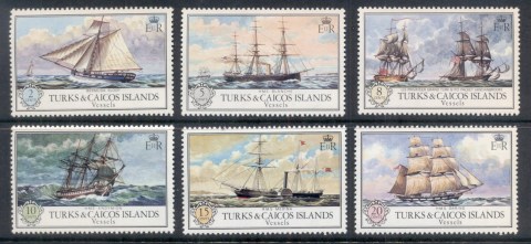 Turks-Caicos-Is-1973-Old-Sailing-Ships-MLH