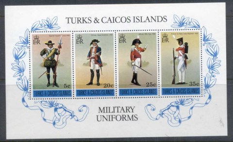 Turks-Caicos-Is-1975-Military-Uniforms-MS-MUH