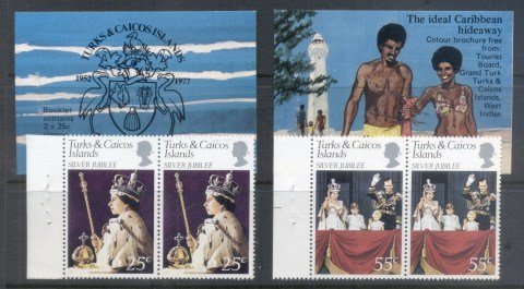 Turks-Caicos-Is-1977-QEII-Silver-Jubilee-booklet-exploded-MUH