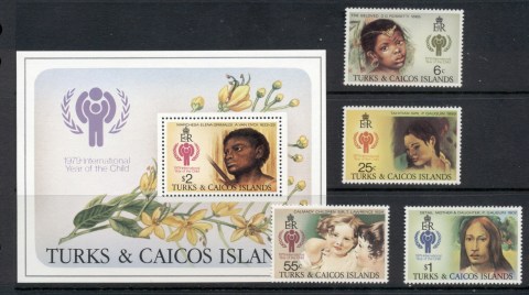 Turks-Caicos-Is-1979-IYC-International-year-of-the-Child-MS-MUH