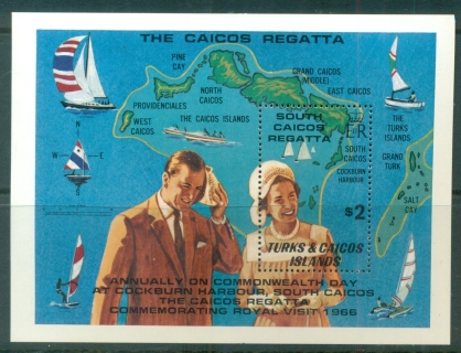 Turks-Caicos-Is-1981-Caicos-Regatta-MS-MUH