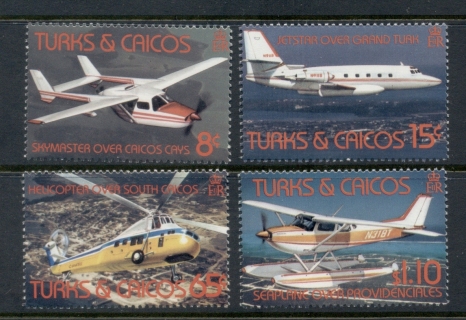 Turks-Caicos-Is-1982-Aviation-MUH