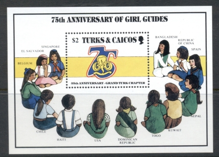 Turks-Caicos-Is-1985-Girl-Guides-MS-MUH