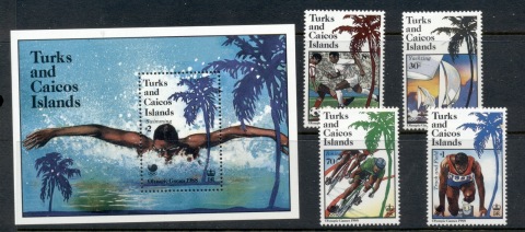 Turks-Caicos-Is-1988-Summer-Olympics-Seoul-MS-MUH