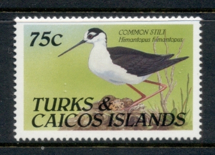 Turks-Caicos-Is-1990-Birds-75c-MUH