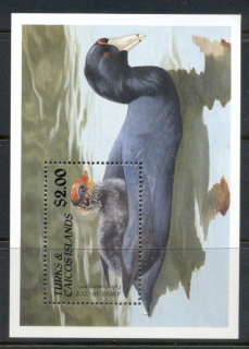 Turks-Caicos-Is-1990-Birds-MS-MUH_1