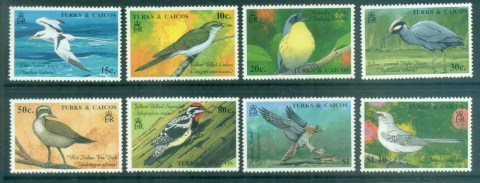 Turks-Caicos-Is-1990-Birds-MUH