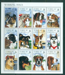 Turks-Caicos-Is-1996-Working-Dogs-MS-MUH