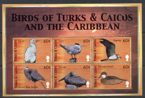 Turks-Caicos-Is-2000-Birds-of-Turks-Caicos-the-Caribbean-MS-MUH