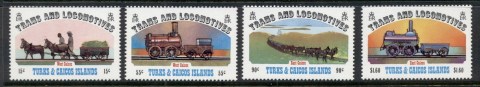 Turks-caicos-Is-1983-Tramways-Locomotives-MUH