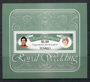 Tuvalu-1981 Royal Wedding Charles & Diana