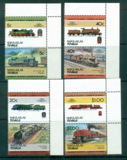 Tuvalu-Nukulaelae-1985-LOW-Trains-pairs-MUH-lot80015