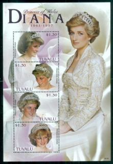 Tuvalu-1998 Princess Diana in Memoriam, Sophisticated Lady MS