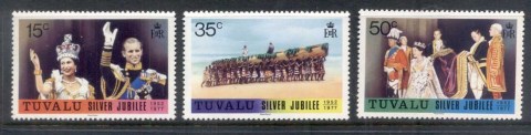 Tuvalu-1977-QEII-Silver-Jubilee-MUH