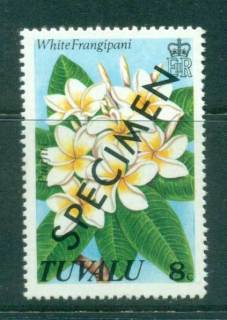 Tuvalu-1978-8c-Frangipani-SPECIMEN-MUH-lot56268