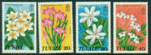 Tuvalu-1978-Frangipani-Flowers-MLH