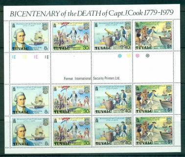 Tuvalu-1979-Cook-Bicentenary-Sheetlet-MUH-lot56255