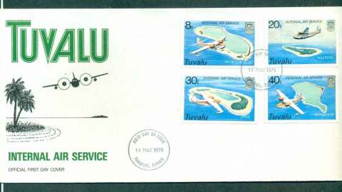 Tuvalu-1979-Internal-Air-Service-FDC-lot50392