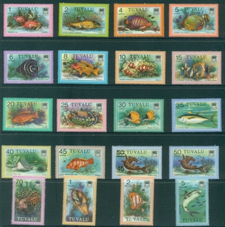 Tuvalu-1979-Pictorials-Marine-Life-Fish-MLH