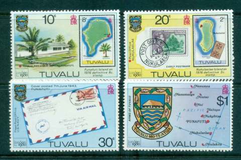 Tuvalu-1980-London-Stamp-Ex-MUH-lot43525