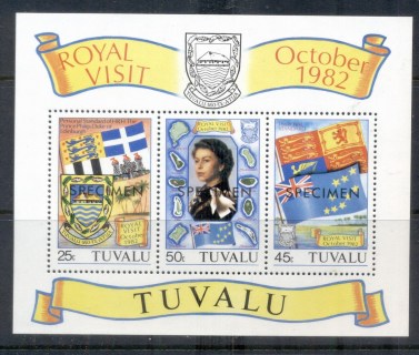 Tuvalu-1982-QEII-Royal-Visit-SPECIMEN-MS-MUH