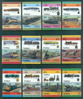 Tuvalu-1984-85-LOW-Trains-Asst-12-MLH