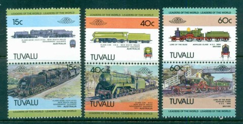 Tuvalu-1984-LOW-Historic-Locomotives