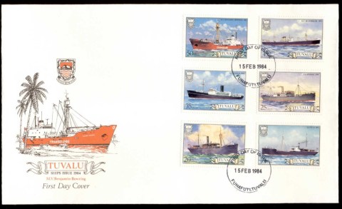 Tuvalu-1984-Ships-Series-2-FDC