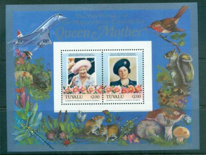 Tuvalu-1986-Queen-Mother-85th-Birthday-2-MS-MUH