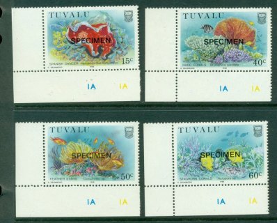 Tuvalu-1988-Marine-Life-II-SPECIMEN-MUH-Lot20397