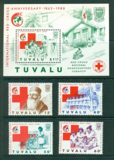 Tuvalu-1988-Red-Cross-MS-MUH-Lot20396