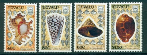 Tuvalu-1991-Shells-MUH-Lot20416