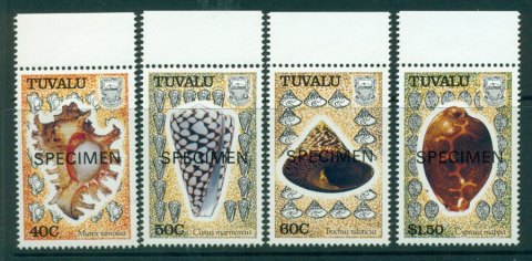 Tuvalu-1991-Shells-SPECIMEN-MUH-Lot20417