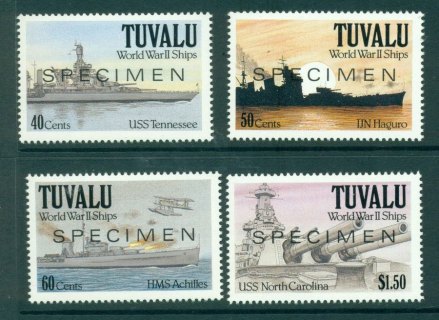 Tuvalu-1991-WWII-Ships-SPECIMEN-MUH-Lot20389