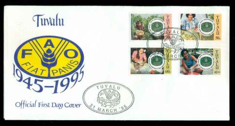 Tuvalu-1995-FAO-FDC-lot51706