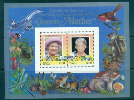 Tuvalu-Funafuti-1986-Queen-Mother-85th-Birthday-2-MS-MUH