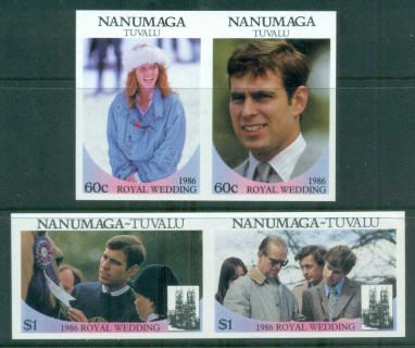 Tuvalu-Nanumaga-1986-Royal-Wedding-Andrew-Sarah-IMPERF-MUH