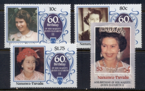 Tuvalu-Nanumea-1986-QEII-60th-Birthday-MUH