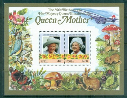 Tuvalu-Nanumea-1986-Queen-Mother-85th-Birthday-4-MS-MUH