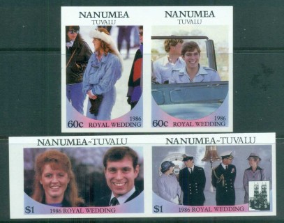 Tuvalu-Nanumea-1986-Royal-Wedding-Andrew-Sarah-IMPERF-MUH