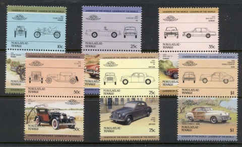 Tuvalu-Nukulaelae-1985-LOW-Classic-Cars-Asst-MUH